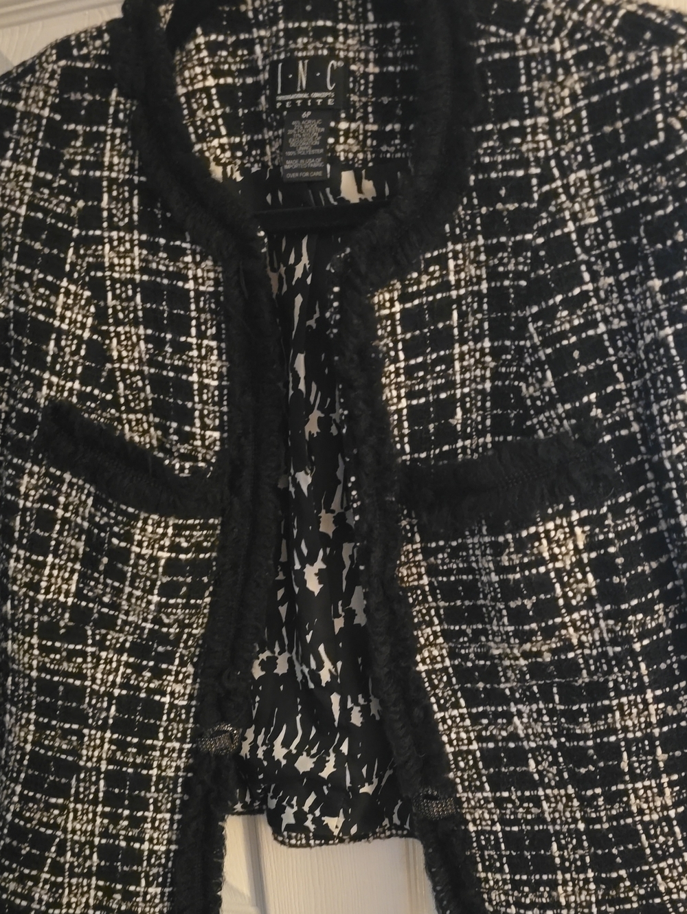 INC Tweed Short Cardigan / Jacket